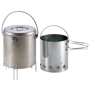 キャプテンスタッグ 大型火消しつぼ 火起し器セット