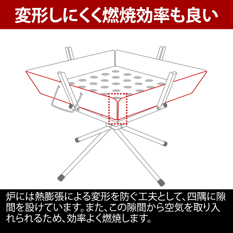 ユニフレーム(UNIFLAME) ファイアグリル+ファイアグリル収納ケースセット