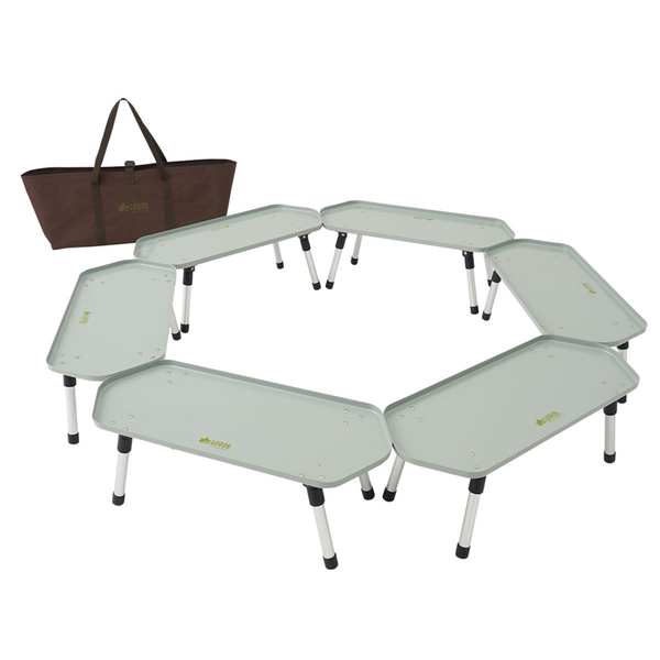 六角囲炉裏ラックテーブル