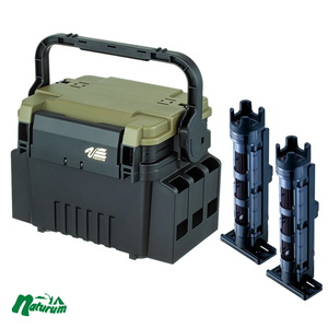 VS-7055N +ロッドスタンド BM-250 Light(お得3点セット) クリアブラック×ブラック