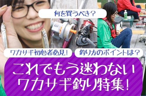 これでもう迷わない！ワカサギ釣り特集！