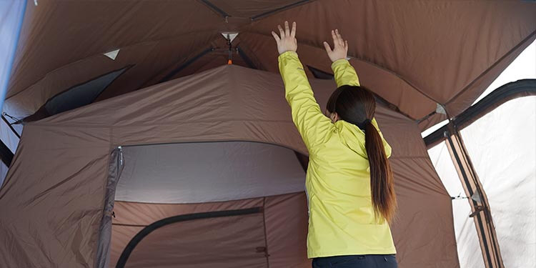 天井の高さはより開放感のある空間に！