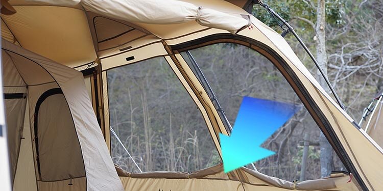 通気性はテント内の快適さの重要なポイント！