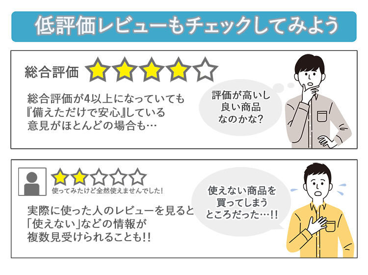 納入実績や実際に使った人のレビューも参考にする！