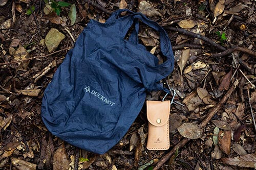 DUCKNOT(ダックノット) レザーシースエコバッグ