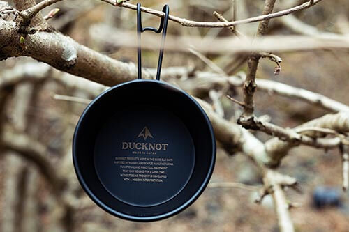 DUCKNOT(ダックノット) ブラックシェラカップ クラシックロゴ 深型