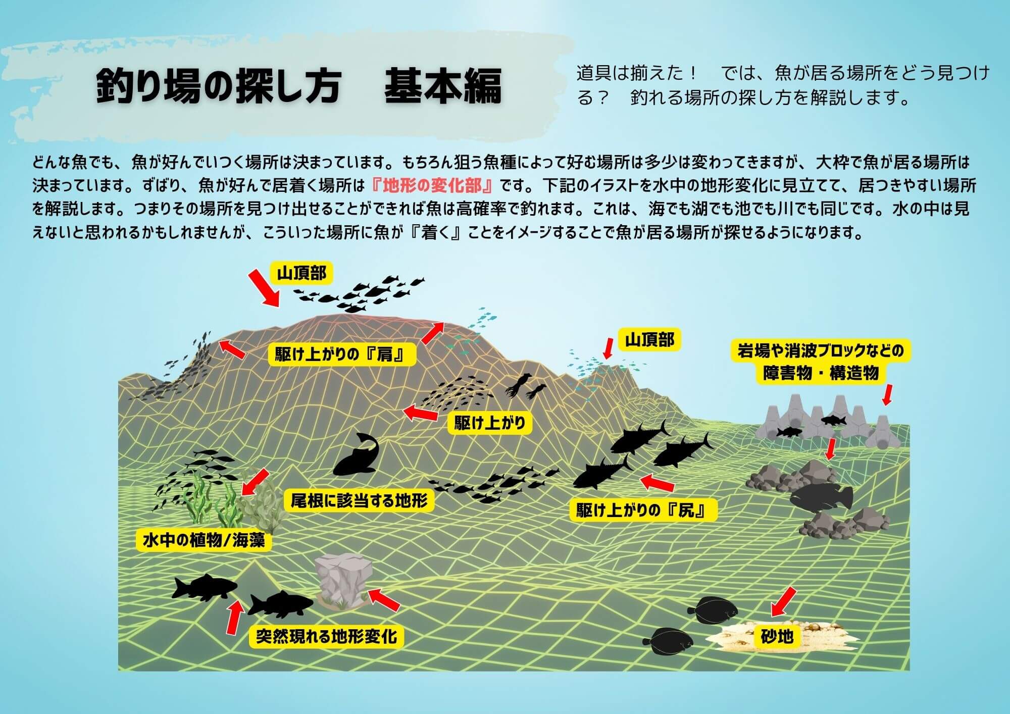 釣り場の探し方　基本編