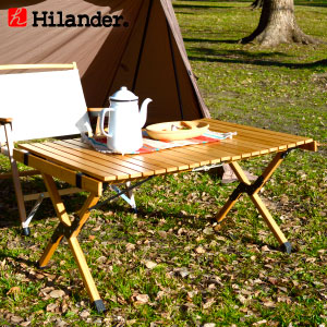 バンブーロールトップテーブル90