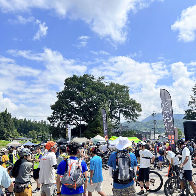 OMM LITE/BIKEのスタート地点風景