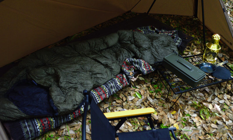 ハイランダー ハンガーフレームシェルター クロシェト 使用イメージ