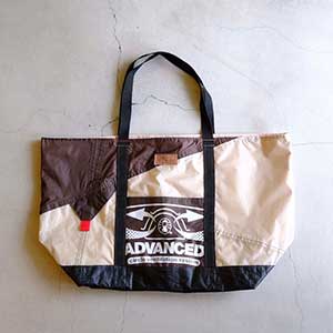 Upcycle Tote L Cream【トートバックL クリーム色 アップサイクル商品購入】