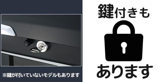 ルーフボックスには鍵が付いているモデルもあります