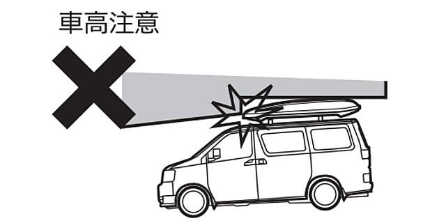 車高に注意