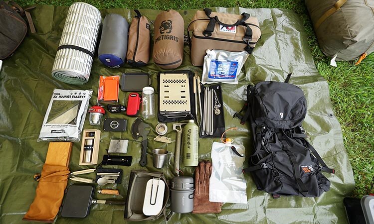 バックパックスタイル使用道具画像