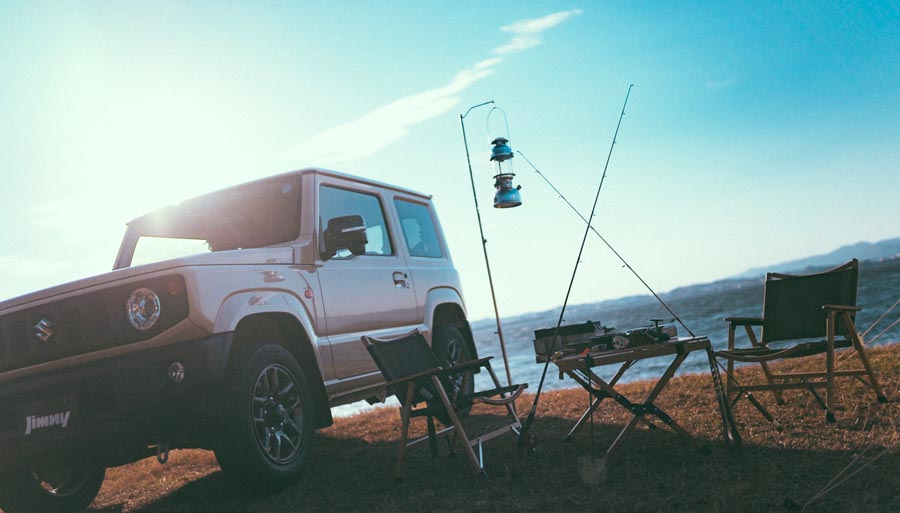 SUZUKI Jimny × Hilander One Pole Tent