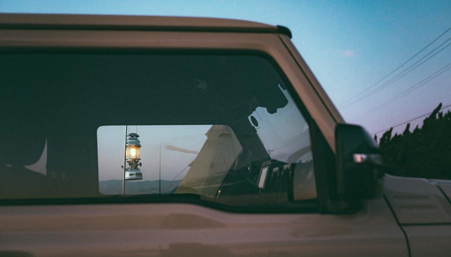 SUZUKI Jimny × Hilander One Pole Tent