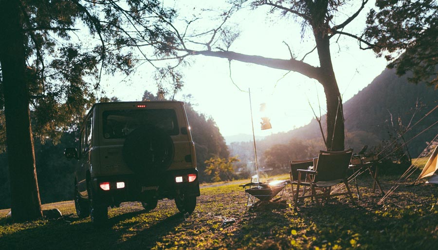 SUZUKI Jimny × Hilander One Pole Tent