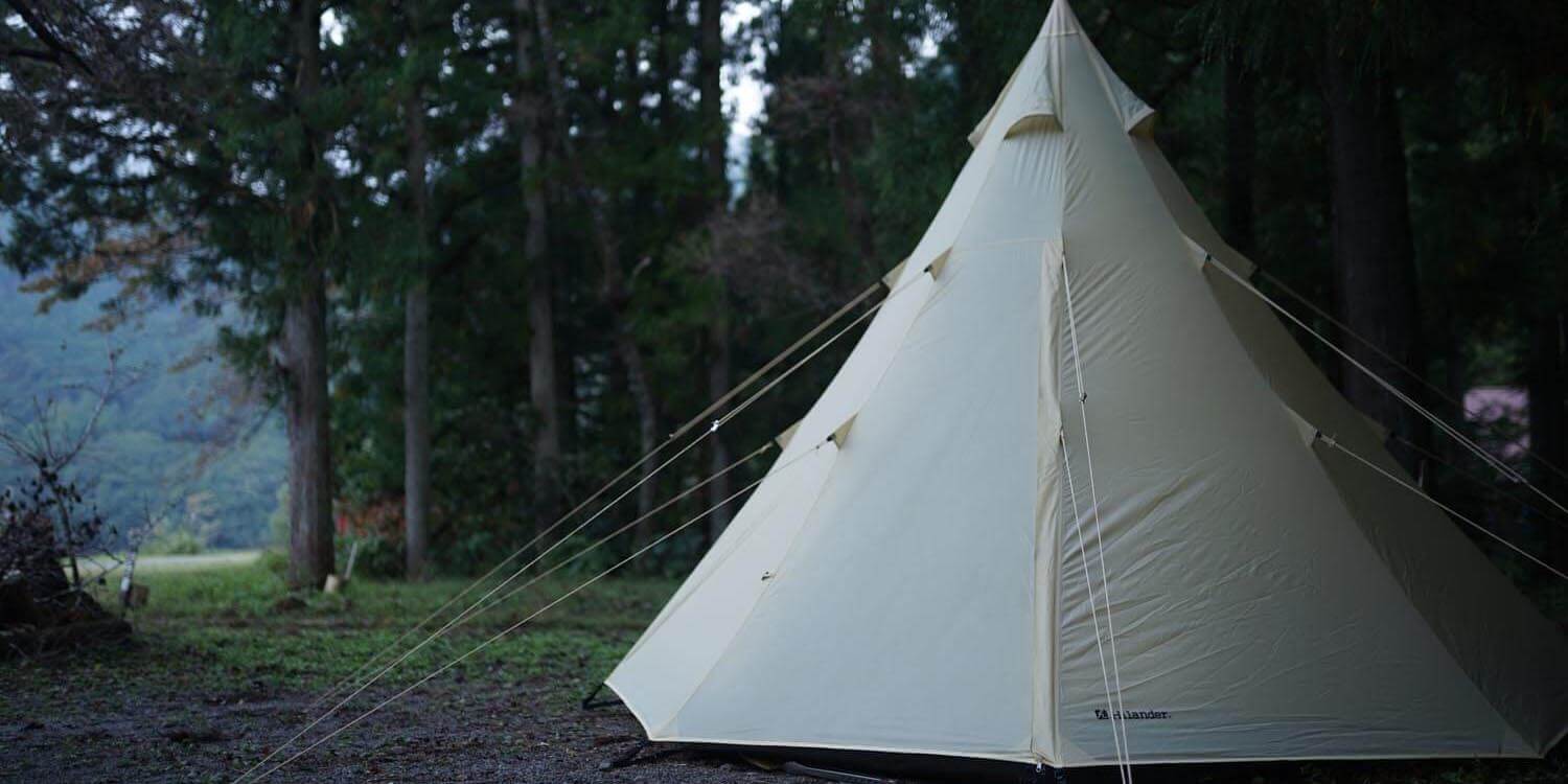 SUZUKI(スズキ) Jimny(ジムニー) × Hilander(ハイランダー) One Pole Tent(ワンポールテント)