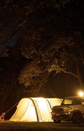 SUZUKI(スズキ) XBEE(クロスビー) × Hilander(ハイランダー) One Pole Tent(ワンポールテント)