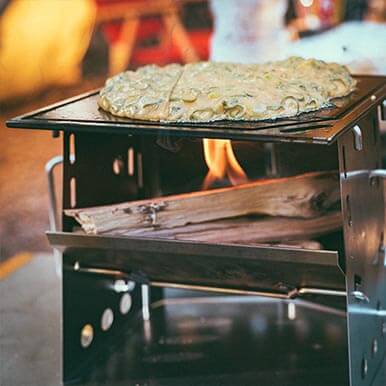 過去に食べたネギ焼きをもう一度食べたいという思いでトライ！
