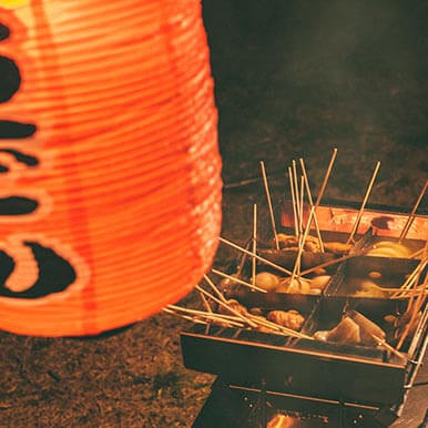 肌寒い時に嬉しいのはやっぱりおでん！今回は、屋台風！？