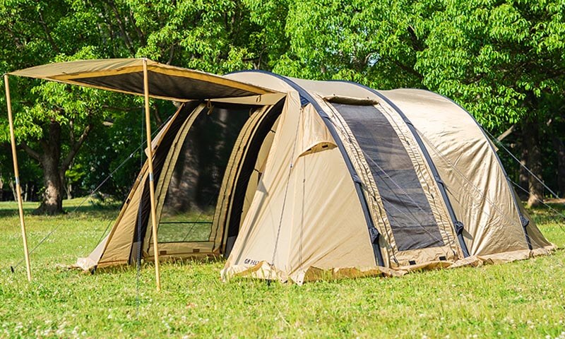 ハイランダー エアートンネル ミーニィのクローズ状態、メッシュ状態、オープン状態