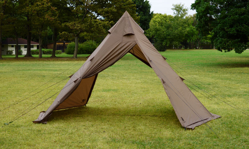 ハイランダー A型フレーム ティピーテント400(インナーテント付き)のテント内部も良心設計