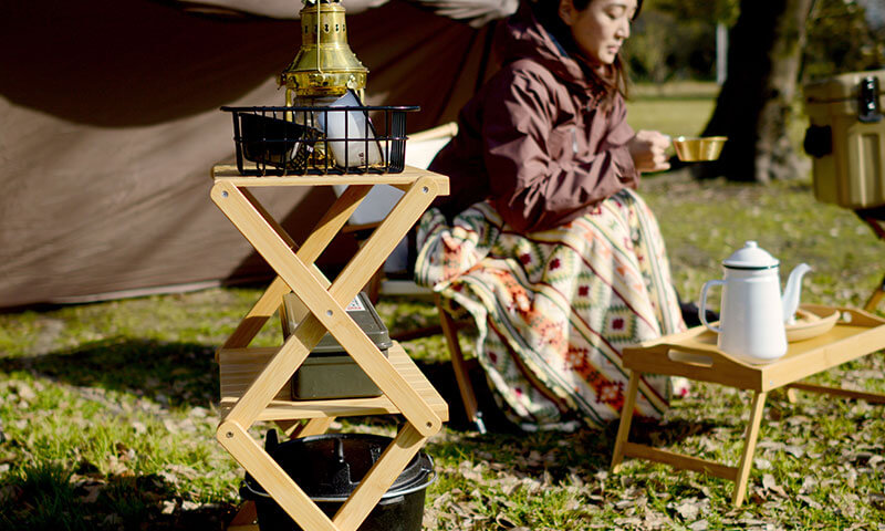 ハイランダー（Hilander）バンブー3段ラック