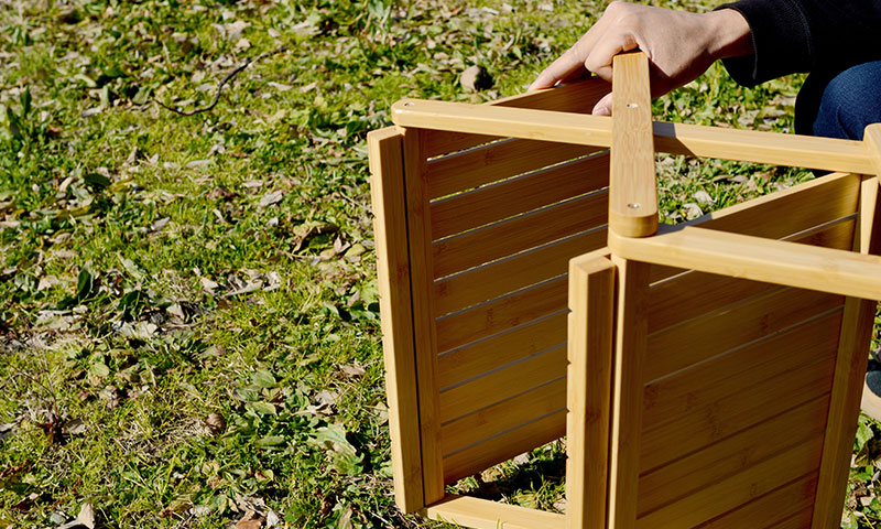 ハイランダー（Hilander）バンブー3段ラック