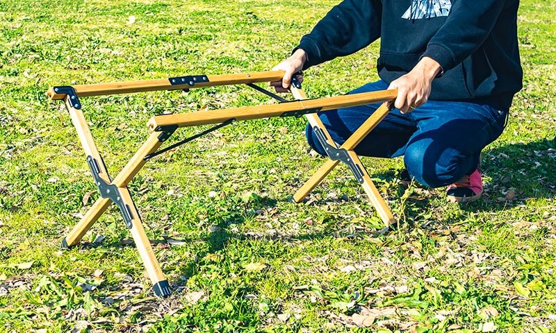 ハイランダー（Hilander）バンブーロールトップテーブル