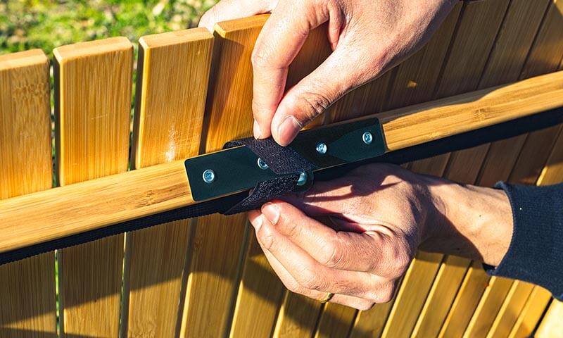 ハイランダー（Hilander）バンブーロールトップテーブル