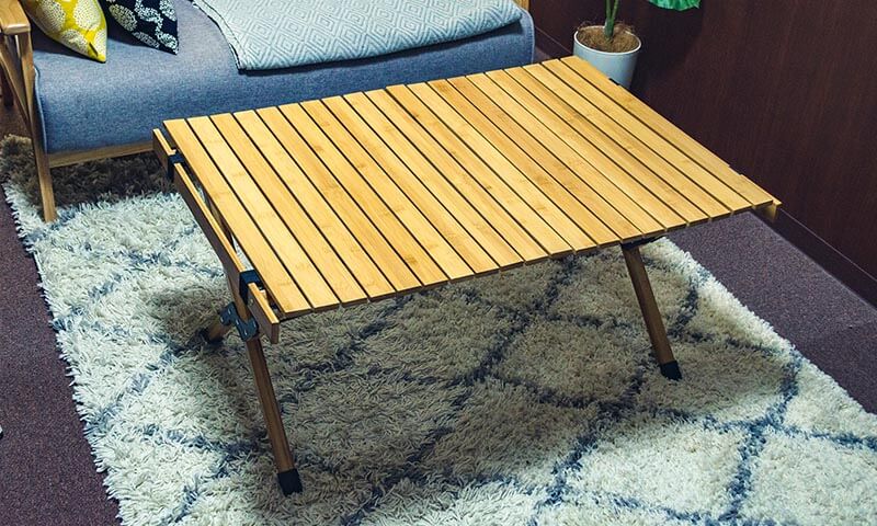 ハイランダー（Hilander）バンブーロールトップテーブル