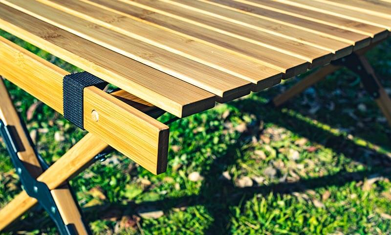 ハイランダー（Hilander）バンブーロールトップテーブル