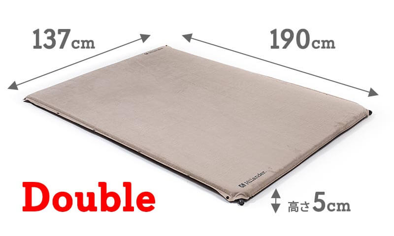 ハイランダー（Hilander）スエードインフレーターマット(枕無しタイプ)