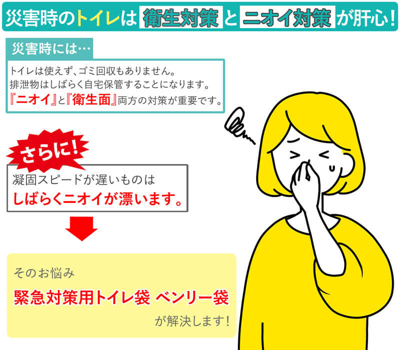 非常用トイレ 緊急対策用トイレ袋 ベンリー袋
