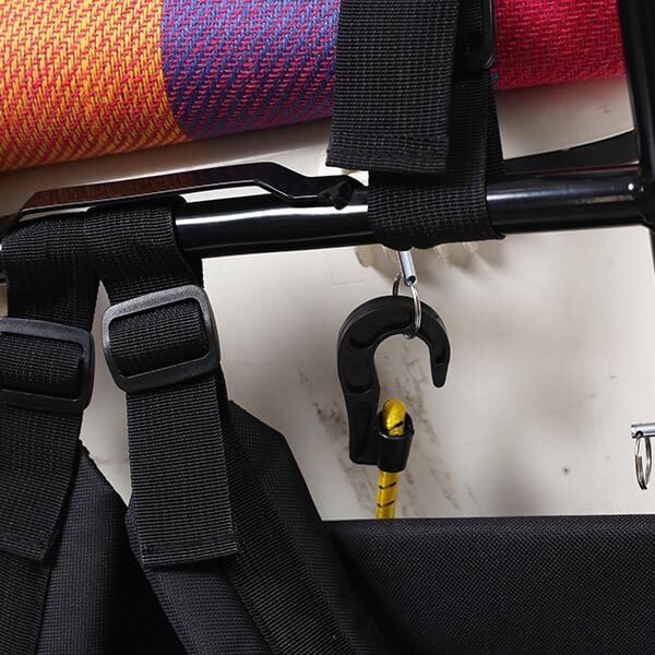 軽量アルミ背負子フルアウトのリングの向き