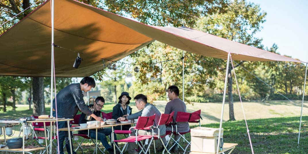 キャンプ入門　タープ＆ポール編