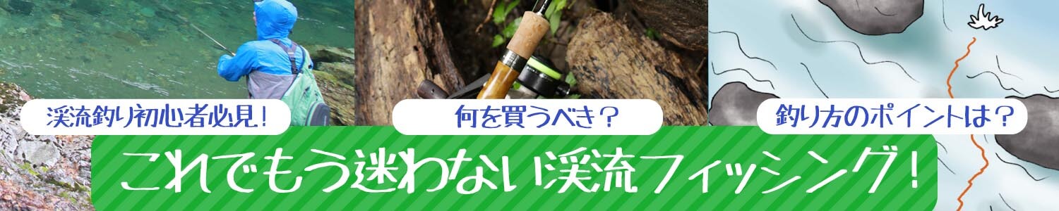 初心者必見！これでもう迷わない渓流ルアーフィッシング！
